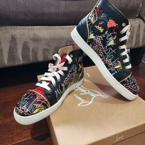 Christian Louboutin Multicolor High-Top Sneakers
